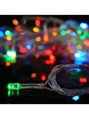 BUFFER® 10 Metre 100 Ledli 8 Fonksiyonlu Karışık Renkli RGB Led Lamba