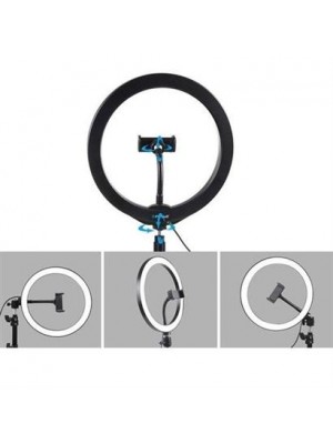 BUFFER® 10inç 26cm Youtube Instagram Tiktok Selfie  Stüdyo Video Fotoğraf Ring Light  Tripod Led Hal