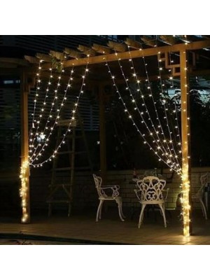 BUFFER® 2x2 Metre 320 Led 8 Fonskiyonlu Dekoratif Led Günışığı Perde