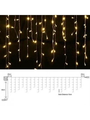 BUFFER® 8 Fonksiyonlu 16 Saçaklı Perde Led 3 x 1 (Günışığı)