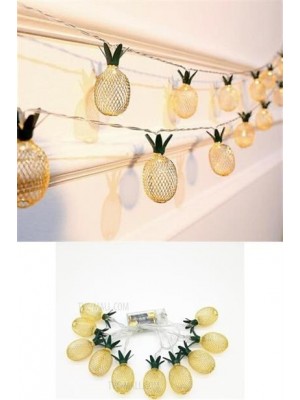 BUFFER® Dekoratif Pilli Pineapple Ananas Pilli Şerit Led Işık (1 Metre)