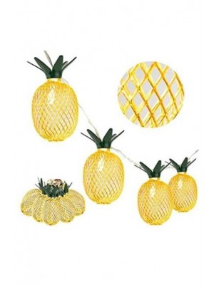 BUFFER® Dekoratif Pilli Pineapple Ananas Pilli Şerit Led Işık (1 Metre)